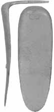 English Shotgun Buttplate, wax cast steel
Overall length is 5-3/4", width 1-7/8", comb 2-9/16" English Shotgun Buttplate, wax cast steel
Overall length is 5-3/4", width 1-7/8", comb 2-9/16"